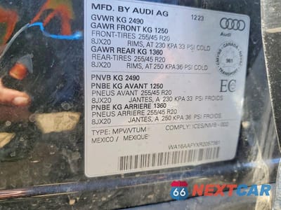 Zdjęcie 14 z 14 samochodu: 2024 AUDI Q5 SPORTBACK PRESTIGE 45 VIN:WA16AAFYXR2057361 - miniatura