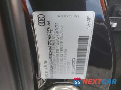 Zdjęcie 13 z 13 samochodu: 2015 AUDI A3 VIN:WAUCCGFF8F1016004 - miniatura