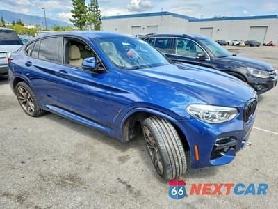 Czwarte zdjęcie samochodu z boku: 2021 BMW X4 XDRIVEM40I VIN:5UX2V5C00M9D85386 - miniatura