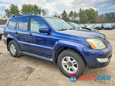 Czwarte zdjęcie samochodu z boku: 2006 LEXUS GX 470 BASE VIN:JTJBT20X660108525 - miniatura