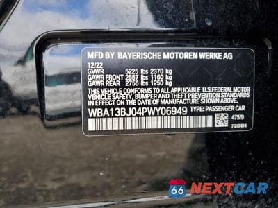 Zdjęcie 12 z 12 samochodu: 2023 BMW 530 XI VIN:WBA13BJ04PWY06949 - miniatura