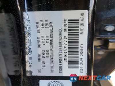 Zdjęcie 12 z 12 samochodu: 2021 MAZDA CX-3 GRAND TOURING VIN:JM1DKFD77M1510139 - miniatura