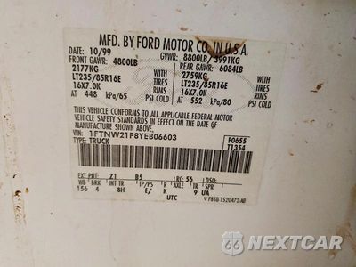 Zdjęcie 13 z 13 samochodu: 2000 FORD F250 SUPER DUTY VIN:1FTNW21F8YEB06603 - miniatura