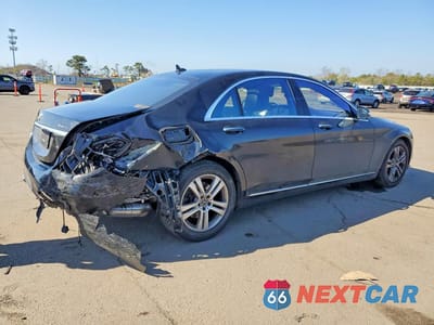 Trzecie zdjęcie samochodu z tyłu: 2019 MERCEDES-BENZ S 450 4MATIC VIN:WDDUG6EBXKA491710 - miniatura