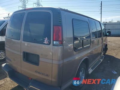 Trzecie zdjęcie samochodu z tyłu: 2001 CHEV EXPRESS G1500 VIN:1GBFG15M611227345 - miniatura