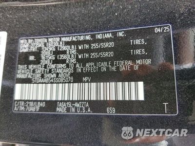 Zdjęcie 13 z 13 samochodu: 2025 TOYOTA GRAND HIGHLANDER PLATINUM VIN:5TDAAAB54SS085070 - miniatura