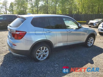 Trzecie zdjęcie samochodu z tyłu: 2013 BMW X3 XDRIVE35I VIN:5UXWX7C51DL981819 - miniatura