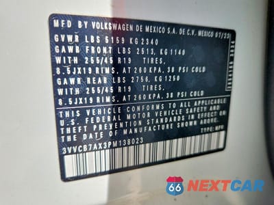 Zdjęcie 13 z 13 samochodu: 2023 VOLKSWAGEN TIGUAN SE R-LINE BLACK VIN:3VVCB7AX3PM138023 - miniatura