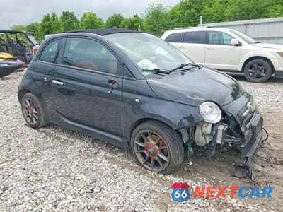 Czwarte zdjęcie samochodu z boku: 2013 FIAT 500 ABARTH VIN:3C3CFFJH1DT672245 - miniatura