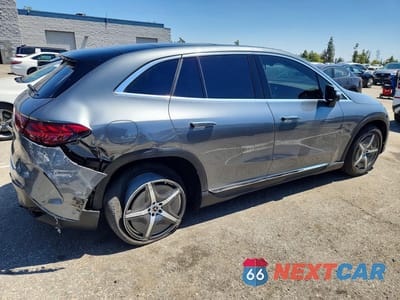 Trzecie zdjęcie samochodu z tyłu: 2024 MERCEDES-BENZ EQE SUV 350+ VIN:4JGGM2BB1RA055167 - miniatura