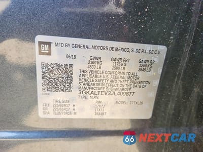 Zdjęcie 13 z 13 samochodu: 2018 GMC TERRAIN SLE VIN:3GKALTEV3JL409877 - miniatura