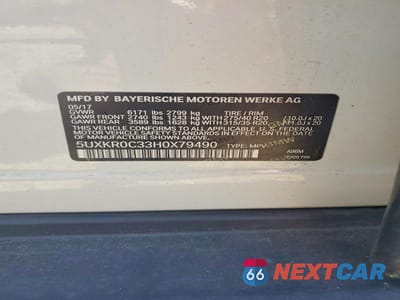 Zdjęcie 13 z 13 samochodu: 2017 BMW X5 XDRIVE35I VIN:5UXKR0C33H0X79490 - miniatura