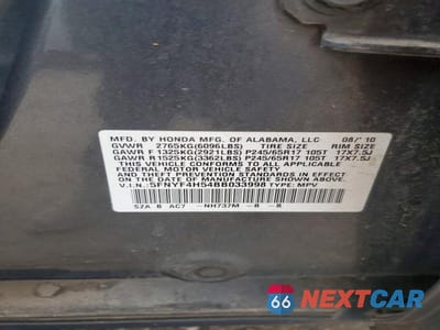 Zdjęcie 13 z 13 samochodu: 2011 HONDA PILOT EXL VIN:5FNYF4H54BB033998 - miniatura