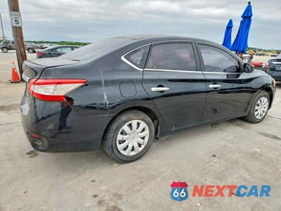 Trzecie zdjęcie samochodu z tyłu: 2013 NISSAN SENTRA S VIN:3N1AB7APXDL746650 - miniatura