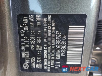 Zdjęcie 12 z 12 samochodu: 2025 HYUNDAI ELANTRA SEL SPORT VIN:KMHLM4DG6SU975237 - miniatura
