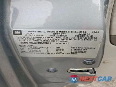 Zdjęcie 12 z 12 samochodu: 2007 CHEVROLET HHR LT VIN:3GNDA23D87S548041 - miniatura
