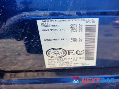 Zdjęcie 12 z 12 samochodu: 2018 NISSAN LEAF S VIN:1N4AZ1CP0JC312799 - miniatura