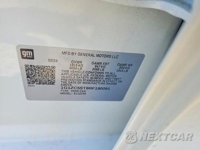 Zdjęcie 12 z 12 samochodu: 2024 CHEVROLET MALIBU LS VIN:1G1ZC5ST8RF180091 - miniatura