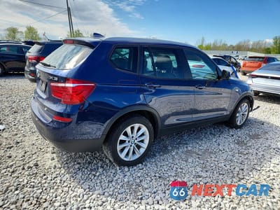 Trzecie zdjęcie samochodu z tyłu: 2017 BMW X3 XDRIVE28I VIN:5UXWX9C30H0W71260 - miniatura
