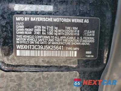 Zdjęcie 13 z 13 samochodu: 2018 BMW X1 XDRIVE28I VIN:WBXHT3C39J5K25641 - miniatura