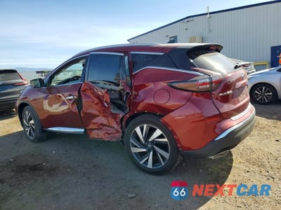 Drugie zdjęcie samochodu z przodu: 2022 NISSAN MURANO SL VIN:5N1AZ2CJ8NC115375 - miniatura