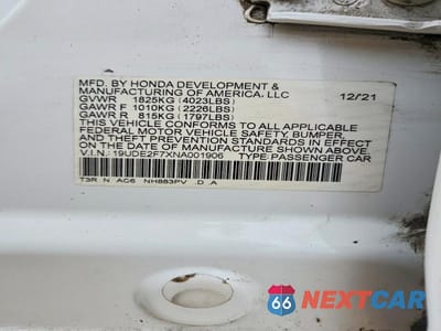 Zdjęcie 13 z 13 samochodu: 2022 ACURA ILX PREMIUM VIN:19UDE2F7XNA001906 - miniatura