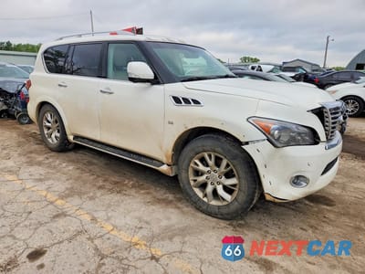 Czwarte zdjęcie samochodu z boku: 2014 INFINITI QX80 BASE VIN:JN8AZ2NE1E9068681 - miniatura