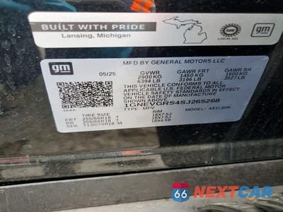 Zdjęcie 13 z 13 samochodu: 2025 CHEVROLET TRAVERSE LT VIN:1GNEVGRS4SJ265268 - miniatura