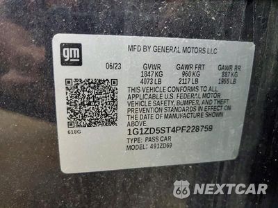 Zdjęcie 12 z 12 samochodu: 2023 CHEVROLET MALIBU LT VIN:1G1ZD5ST4PF228759 - miniatura