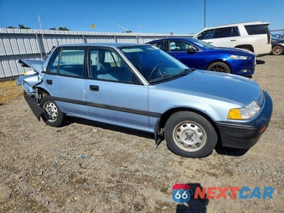 Czwarte zdjęcie samochodu z boku: 1988 HONDA CIVIC DX VIN:1HGED3649JA040791 - miniatura