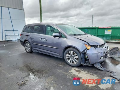 Czwarte zdjęcie samochodu z boku: 2015 HONDA ODYSSEY TOURING VIN:5FNRL5H99FB027898 - miniatura