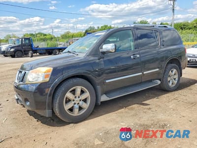 2011 NISSAN ARMADA PLATINUM 5N1AA0NE2BN602180 - główne zdjęcie licytacji z USA - miniatura