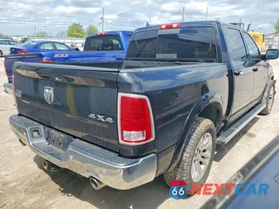 Trzecie zdjęcie samochodu z tyłu: 2016 RAM 1500 LONGHORN VIN:1C6RR7PM5GS374804 - miniatura