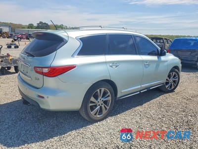 Trzecie zdjęcie samochodu z tyłu: 2013 INFINITI JX35 BASE VIN:5N1AL0MM2DC323734 - miniatura