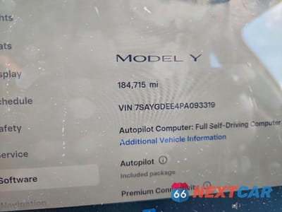 Zdjęcie 9 z 11 samochodu: 2023 TESLA MODEL Y VIN:7SAYGDEE4PA093319 - miniatura