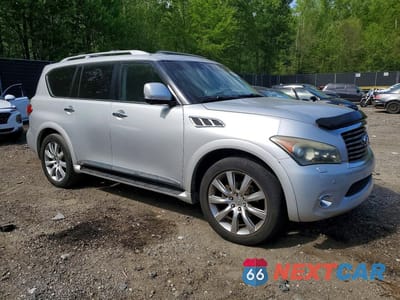 Czwarte zdjęcie samochodu z boku: 2013 INFINITI QX56 BASE VIN:JN8AZ2NE0D9060196 - miniatura