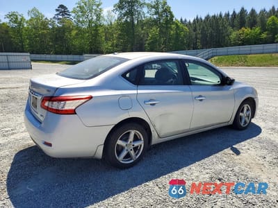 Trzecie zdjęcie samochodu z tyłu: 2013 NISSAN SENTRA S VIN:3N1AB7AP8DL670331 - miniatura