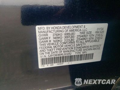 Zdjęcie 13 z 13 samochodu: 2024 ACURA MDX TYPE S ADVANCE VIN:5J8YD8H80RL003252 - miniatura