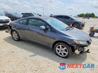 Czwarte zdjęcie samochodu z boku: 2013 HONDA CIVIC LX VIN:2HGFG3B57DH516603 - miniatura