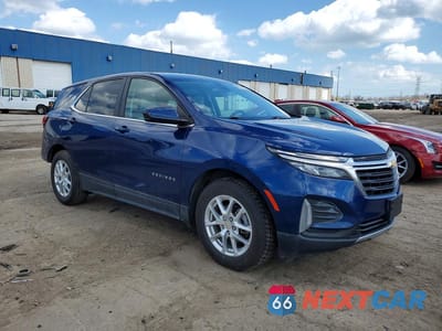 Czwarte zdjęcie samochodu z boku: 2022 CHEVROLET EQUINOX LT VIN:2GNAXKEVXN6112018 - miniatura