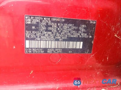Zdjęcie 12 z 12 samochodu: 2009 TOYOTA RAV4 BASE VIN:JTMBF33V09D003423 - miniatura