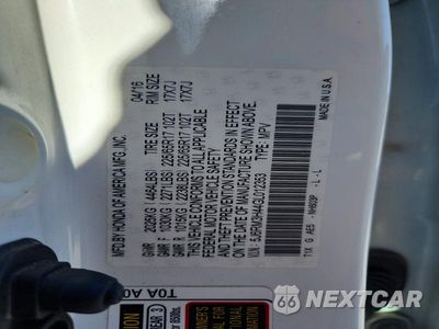 Zdjęcie 13 z 13 samochodu: 2016 HONDA CR-V SE VIN:5J6RM3H44GL012353 - miniatura