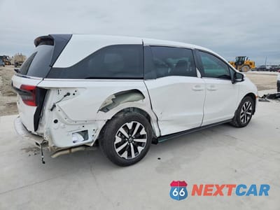Trzecie zdjęcie samochodu z tyłu: 2025 HONDA ODYSSEY EXL VIN:5FNRL6H65SB033218 - miniatura