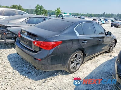 Trzecie zdjęcie samochodu z tyłu: 2016 INFINITI Q50 3.0T PREMIUM VIN:JN1EV7APXGM302266 - miniatura