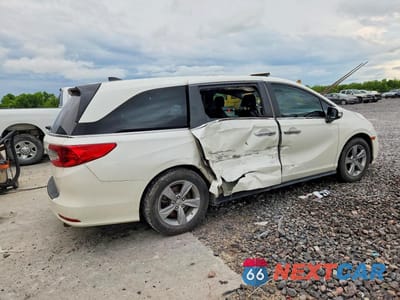 Trzecie zdjęcie samochodu z tyłu: 2018 HONDA ODYSSEY VIN:5FNRL6H76JB032313 - miniatura