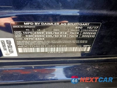 Zdjęcie 12 z 12 samochodu: 2018 MERCEDES-BENZ GLA 250 VIN:WDCTG4EB1JJ461496 - miniatura