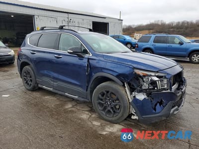 Czwarte zdjęcie samochodu z boku: 2022 HYUNDAI SANTA FE XRT VIN:5NMS6DAJ6NH383553 - miniatura