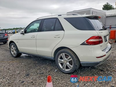 Drugie zdjęcie samochodu z przodu: 2012 MERCEDES-BENZ ML 350 4MATIC VIN:4JGDA5HB8CA014210 - miniatura