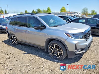 Czwarte zdjęcie samochodu z boku: 2022 HONDA PASSPORT ELITE VIN:5FNYF8H0XNB011021 - miniatura
