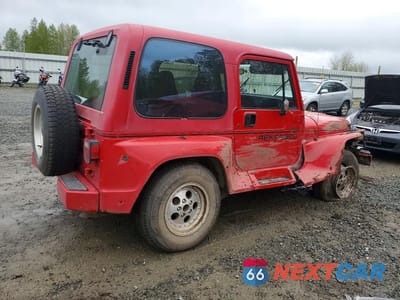 Trzecie zdjęcie samochodu z tyłu: 1992 JEEP WRANGLER / YJ RENEGADE VIN:2J4FY69S7NJ526934 - miniatura